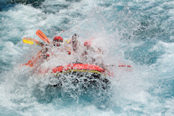 White water rafting offers immense thrills and excitement